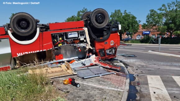 Unfall auf Einsatzfahrt