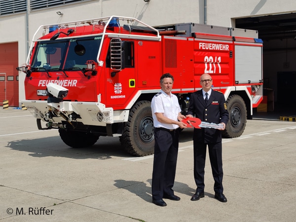 Tnaklöschfahrzeug Waldbrand