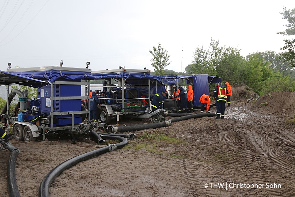 THW Hochwasser