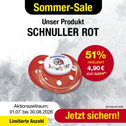 Produkt: Baby Feuerwehr Schnuller Anwärter