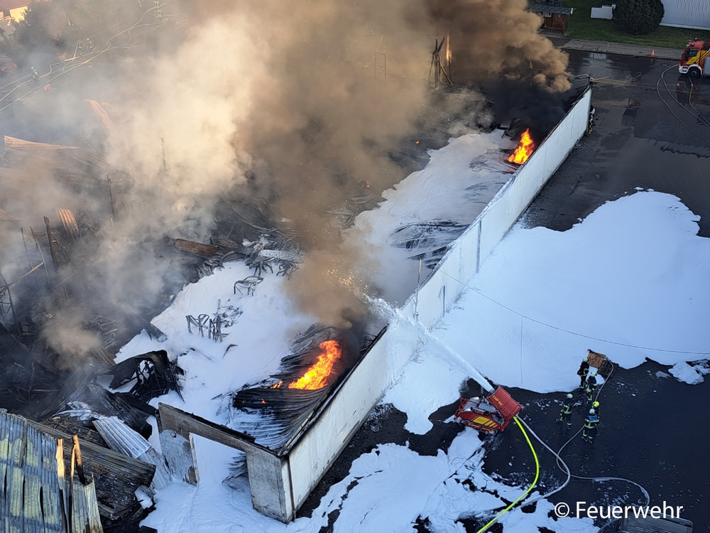 Brandbekämpfung Schaum