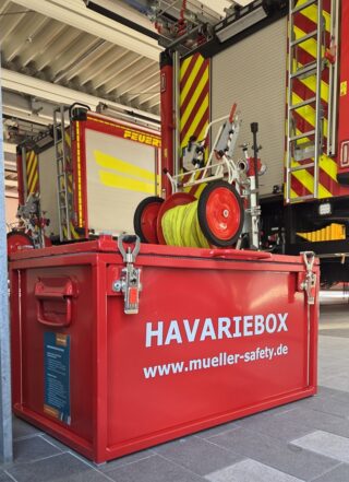Havariebox im Feuerwehrhaus