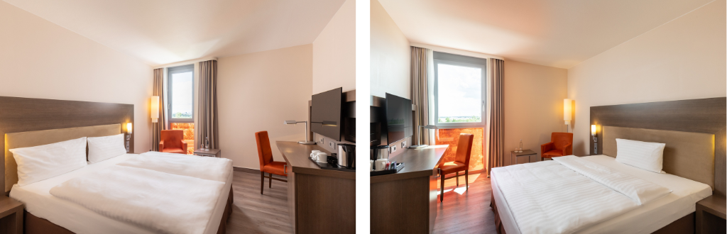 Einzel- und Doppelzimmer im IntercityHotel Berlin Airport Area North