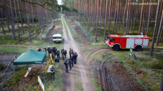 Waldbesitzer, Brand- und Katastrophenschutz sowie Verantwortliche in Verwaltungen und Forstbehörden beschäftigten sich im Waldbrandprojekt THOR mit vorbeugendem Brandschutz. Foto: THOR//Landesforst MV