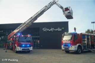 TLF 4000 und Drehleiter