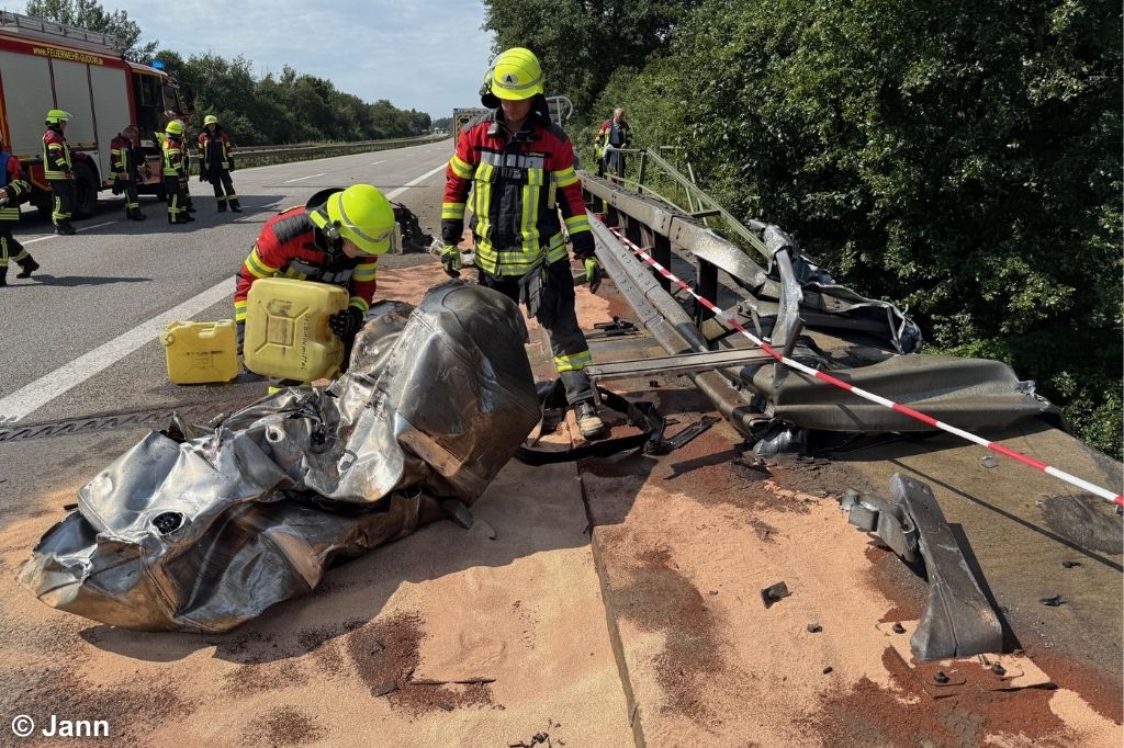 Sicherung der Unfallstelle