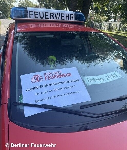Anlaufstelle Berliner Feuerwehr