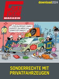 Produkt: PDF-Download: Download Feuerwehr-Magazin - Recht: Sonderrechte mit Privatfahrzeugen