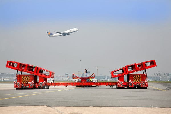 Das Bergesystem "ARTS-2 X" ist auch für den Airbus A380 geeignet. Foto: Fraport AG Das Bergesystem "ARTS-2 X" ist auch für den Airbus A380 geeignet. Foto: Fraport AG