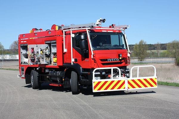 Tunnellöschfahrzeug SLF 30/40 von Iveco Magirus: Foto: Patzelt Tunnellöschfahrzeug SLF 30/40 von Iveco Magirus: Foto: Patzelt