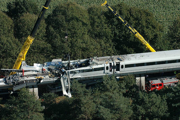 Jahrestag des Transrapid-Unglückes. Foto: Polizei