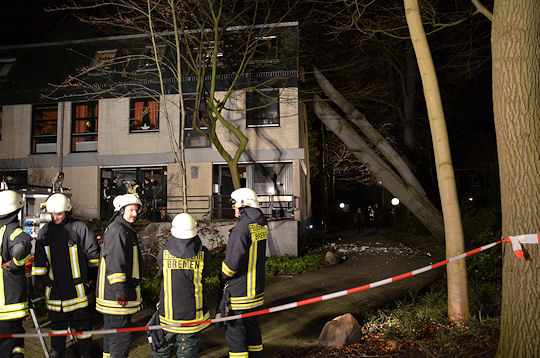 Das jüngste schwere Unwetter in Bremen: Orkan Andrea sorgte im Januar 2012 für mehrere Hundert Einsätze in der Hansestadt. Foto: Olaf Preuschoff