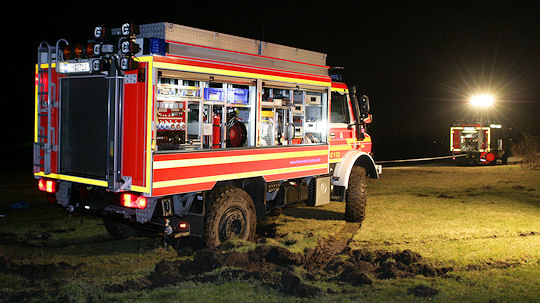 Fahrzeuge festgefahren. Foto: Daniel Bockwoldt