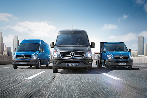 Nicht nur optisch hat Mercedes-Benz an seiner Sprinter-Baureihe einiges verändert. Vor allem die inneren Werte wie Sicherheit und Verbruach wurden optimiert. Foto: Mercedes-Benz
