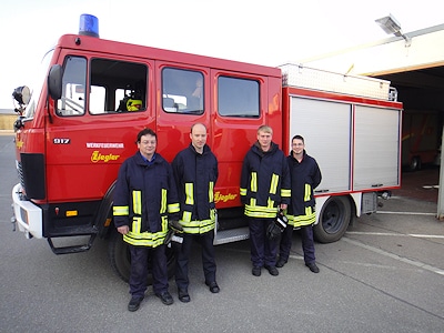 Kräfte der WF Albert Ziegler rückten am Mittwochmorgen zum Hochwassereinsatz nach Passau aus. Foto: Ziegler