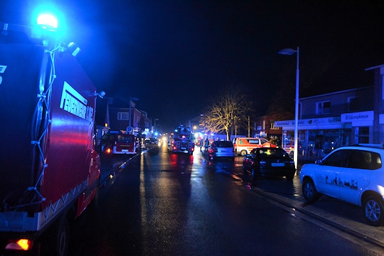 Brand in einem Seniorenheim in Hage. Foto: Oliver Prigge/Feuerwehr
