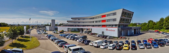 Rosenbauer Werk 2: Außenansicht. Foto: Rosenbauer
