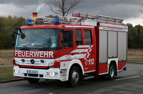 HLF der Berufsfeuerwehr Bremen (Wache 5). Symbolfoto: Christian Patzelt