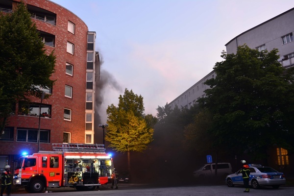 Bunkerbrand in Hamburg