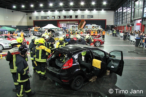Bei den „Weber Rescue Days“ treffen sich etwa 800 internationale Feuerwehrleute, um moderne Rettungstechniken zu trainieren. Foto: Timo Jann