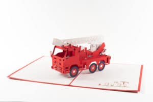 Pop Up Karte Feuerwehr Pop Up Karte Feuerwehr