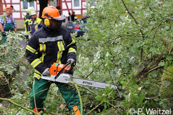 Feuerwehr Motorsäge
