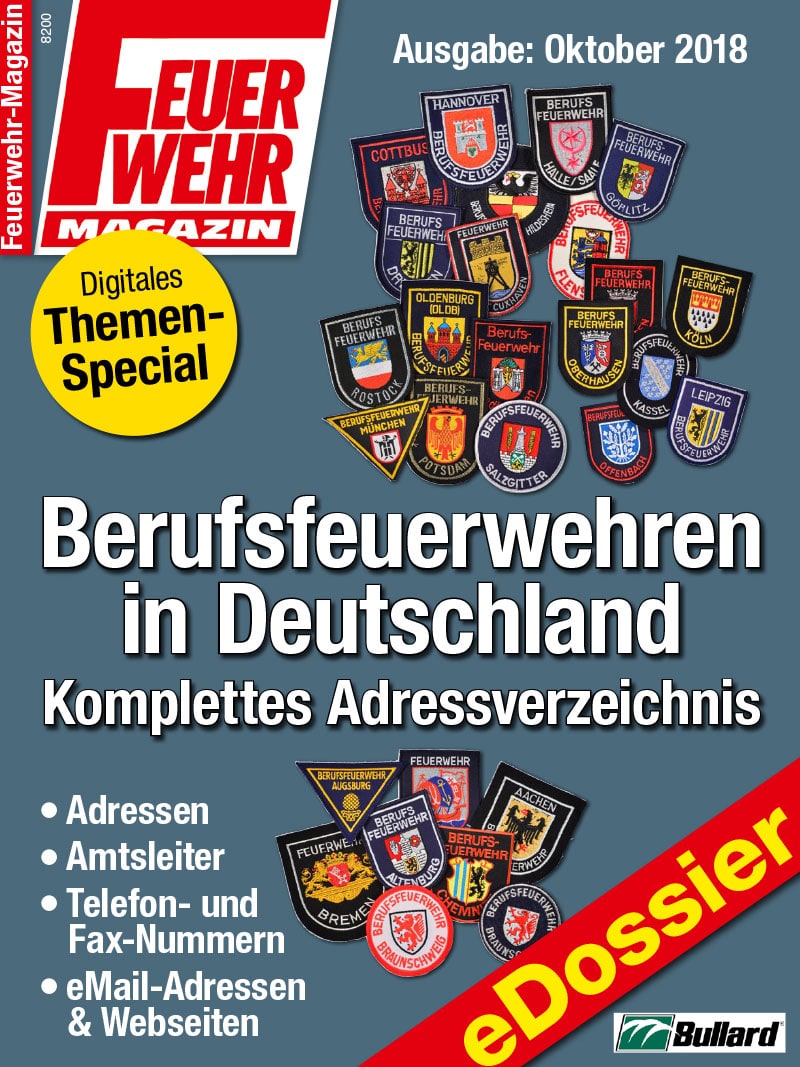Produkt: Download Liste der Berufsfeuerwehren in Deutschland