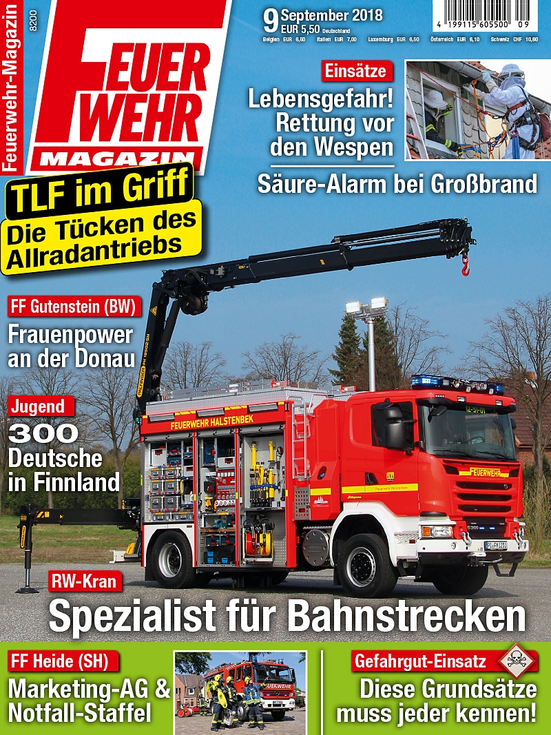 Produkt: Feuerwehr-Magazin Digital 09/2018