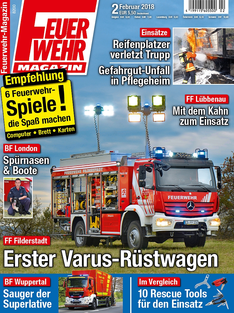 Produkt: Feuerwehr-Magazin Digital 02/2018