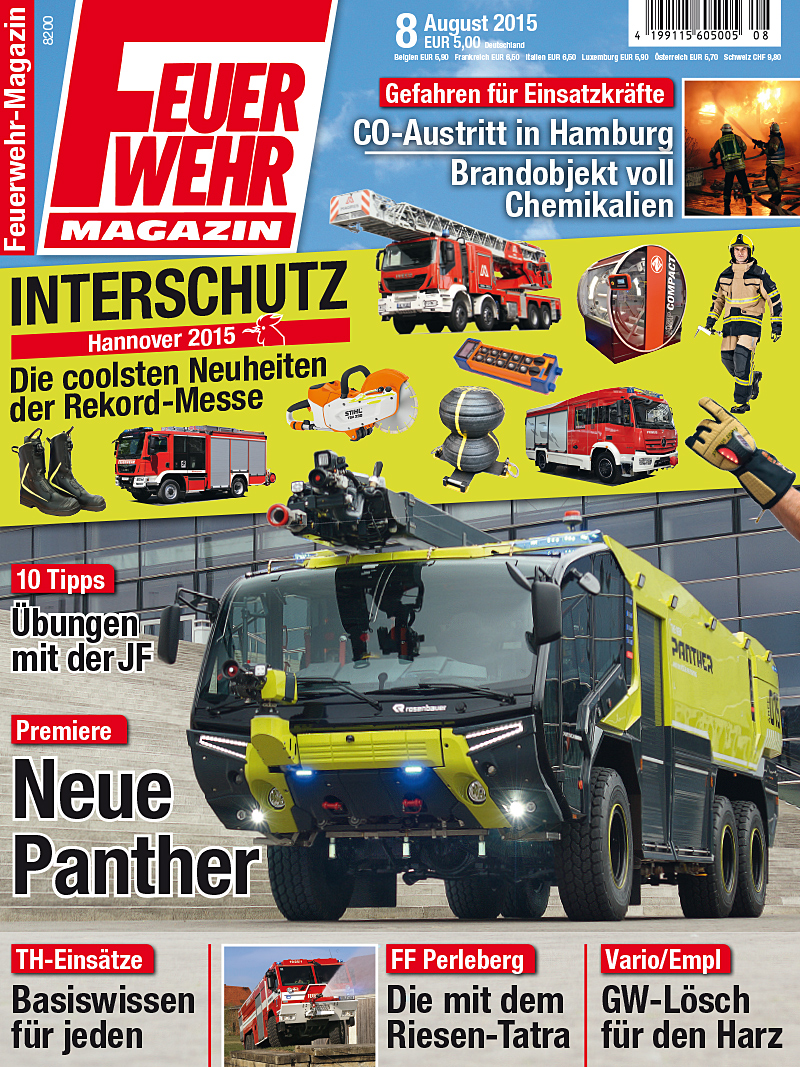 Produkt: Feuerwehr-Magazin Digital 8/2015