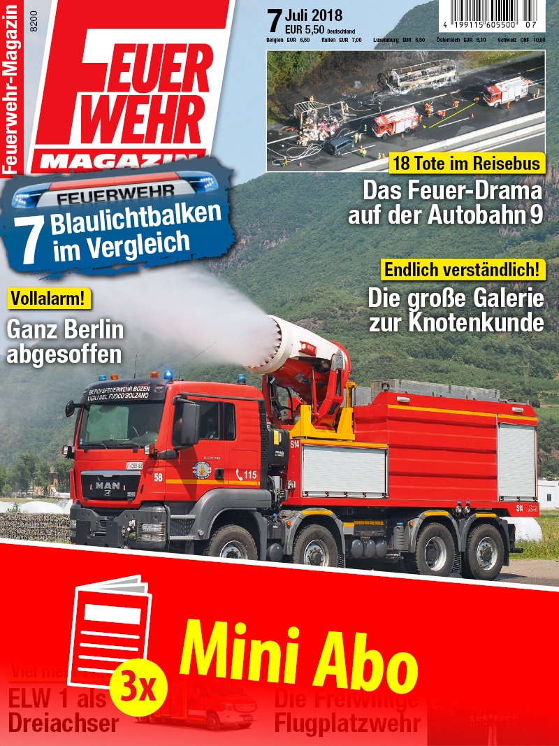 Produkt: Miniabo Feuerwehr-Magazin