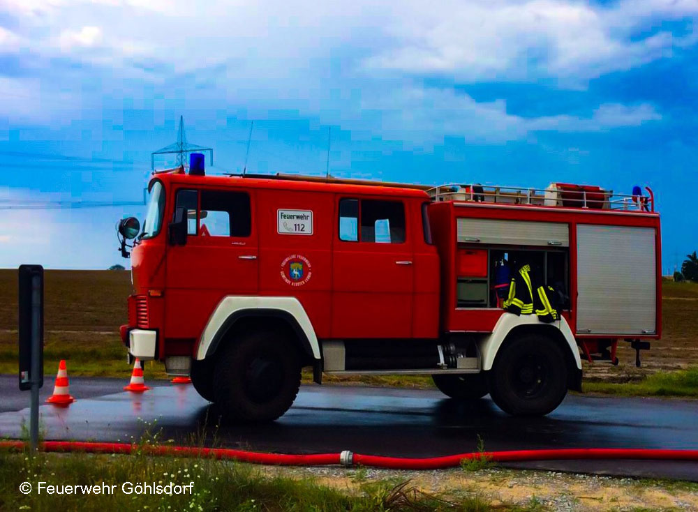Löschfahrzeug der Feuerwehr Göhlsdorf